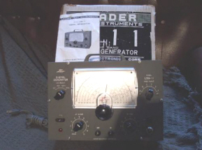 Leader LSG-11 Signal Generator, Excellent Cond.